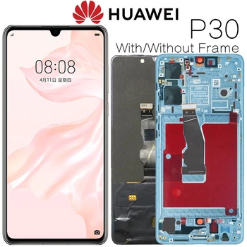 Original 6.1" Display with frame Replacement for Huawei P30 LCD Touch Screen Digitizer Assembly ELE-L29 ELE-L09 ELE-AL00 ELE-L04
Original 6.1" Display with frame Replacement for Huawei P30 LCD Touch Screen Digitizer Assembly ELE-L29 ELE-L09 ELE-AL00 ELE-L04