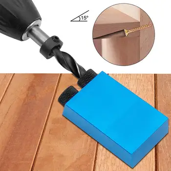 Inclined Hole Locator 15° Blue Cross Screw Driver Power Tools Jig Kit System Wooden Tool Drill Bit Pockethole Jig 14pcs Durable
Inclined Hole Locator 15° Blue Cross Screw Driver Power Tools Jig Kit System Wooden Tool Drill Bit Pockethole Jig 14pcs Durable