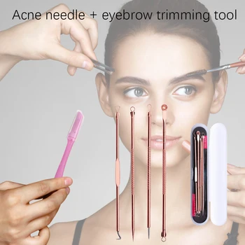 Stainless Steel Blackhead Remover Needle Eyebrow Tools Excellent Metal Manufacturing Technology Facial Care Pore Cleaner
Stainless Steel Blackhead Remover Needle Eyebrow Tools Excellent Metal Manufacturing Technology Facial Care Pore Cleaner