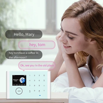 Wifi Gsm Alarm System Video Anti-Theft Wireless with Detectors Door Sensor Alarm Smart Home
Wifi Gsm Alarm System Video Anti-Theft Wireless with Detectors Door Sensor Alarm Smart Home