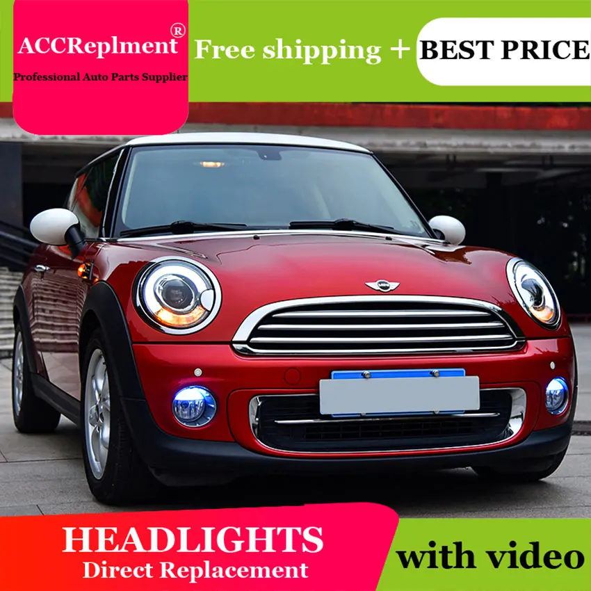 Car styling For BMW MINI R56 headlights 2006-2013 For BMW MINI LED light bar Q5 bi xenon lens LED Bulb daylight running
Car styling For BMW MINI R56 headlights 2006-2013 For BMW MINI LED light bar Q5 bi xenon lens LED Bulb daylight running