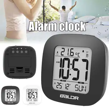 Mini Digital Alarm Clock Alarm Snooze Temperature Meter Time Seconds Display Calendar 7 Languages Back Light Electronic Clocks
Mini Digital Alarm Clock Alarm Snooze Temperature Meter Time Seconds Display Calendar 7 Languages Back Light Electronic Clocks
