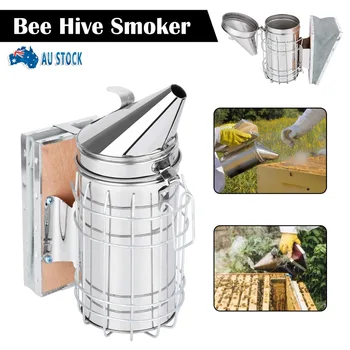 1pcs Beekeeping Smoker Stainless Steel Bee Hive Smoker Transmitter Kit with Heat Shield Protection Beekeeping Equipment
1pcs Beekeeping Smoker Stainless Steel Bee Hive Smoker Transmitter Kit with Heat Shield Protection Beekeeping Equipment