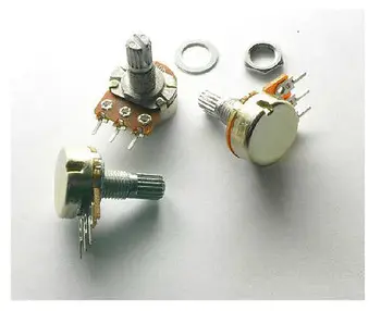 10pcs B1M 1M ohm 3 pin Linear Taper Rotary Potentiometer Pot Linear shaft diy electronics
10pcs B1M 1M ohm 3 pin Linear Taper Rotary Potentiometer Pot Linear shaft diy electronics