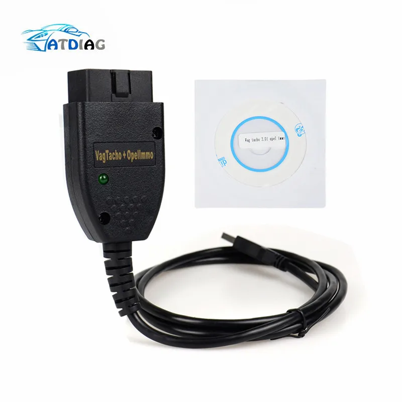 VAG TACHO 3.01+ Adapter for Opel Immo Reader Interface Auto Diagnostic Scanner Cable Change Mileage Read Pin Code
VAG TACHO 3.01+ Adapter for Opel Immo Reader Interface Auto Diagnostic Scanner Cable Change Mileage Read Pin Code