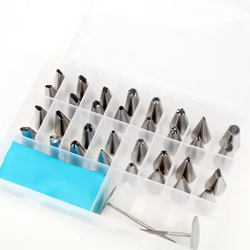 38pcs/Set Cake Tools Cake Decorating Supplies Kit Reusable Cake Tool Set Pastry Bag Icing Smoother Pipe Nozzle Couple
38pcs/Set Cake Tools Cake Decorating Supplies Kit Reusable Cake Tool Set Pastry Bag Icing Smoother Pipe Nozzle Couple