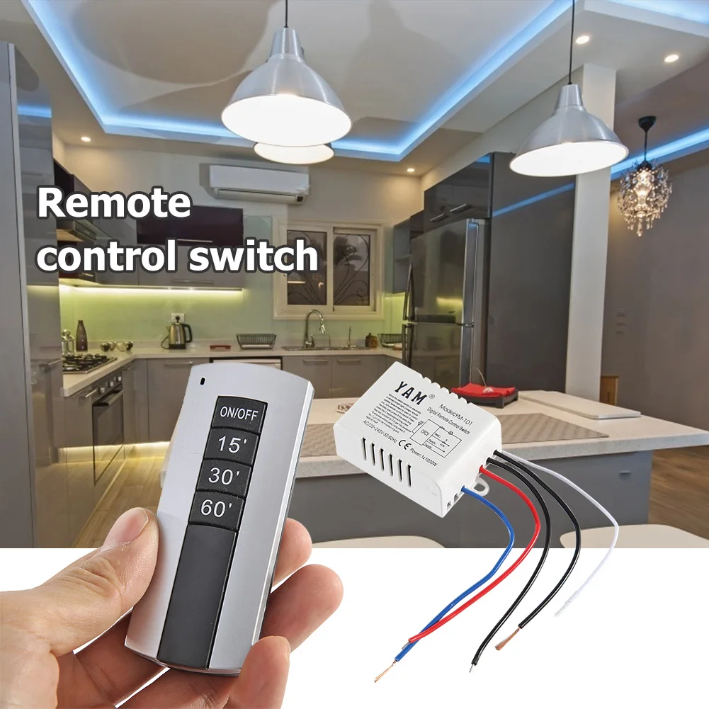 ON/OFF Lamp Remote Control 15 30 60 Timer Switch Transmitter Receiver Wireless UVC Lamp for Home Sterilizer Disinfection Deodor
ON/OFF Lamp Remote Control 15 30 60 Timer Switch Transmitter Receiver Wireless UVC Lamp for Home Sterilizer Disinfection Deodor