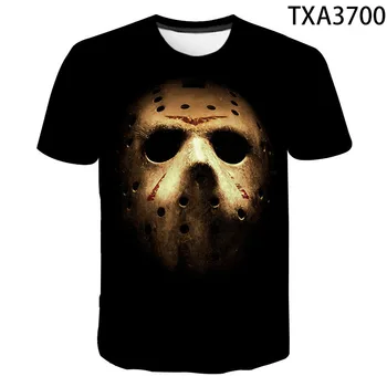 3D Print Men Women Children Short Sleeve Jason Voorhees T Shirt Casual Cool Horror Movie Friday The 13th Tees Tops Clothes 
3D Print Men Women Children Short Sleeve Jason Voorhees T Shirt Casual Cool Horror Movie Friday The 13th Tees Tops Clothes