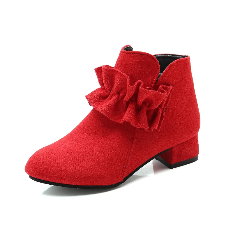 Girls Shoes Ankle Boots Kids Shoes Spring Autumn Winter Children Fleece Warm Martin Boots Princess Square Heels Botas Zapatos
Girls Shoes Ankle Boots Kids Shoes Spring Autumn Winter Children Fleece Warm Martin Boots Princess Square Heels Botas Zapatos