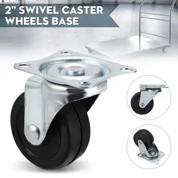 4/8/12/24PCS 2" Swivel Caster Wheels Rubber Base With Top Plate & Bearing Heavy Duty For Shopping Cart Trolley
4/8/12/24PCS 2" Swivel Caster Wheels Rubber Base With Top Plate & Bearing Heavy Duty For Shopping Cart Trolley