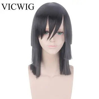 VICWIG Anime Cosplay Wigs With Bangs Natural black Synthetic Short Layered Hair Cos Demon Slayer Lguro Obanai
VICWIG Anime Cosplay Wigs With Bangs Natural black Synthetic Short Layered Hair Cos Demon Slayer Lguro Obanai