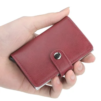 New Automatic Wallet Aluminum Alloy Card Case Anti-Degaussing Anti-Theft RFID Aluminum Bank Credit Card
New Automatic Wallet Aluminum Alloy Card Case Anti-Degaussing Anti-Theft RFID Aluminum Bank Credit Card