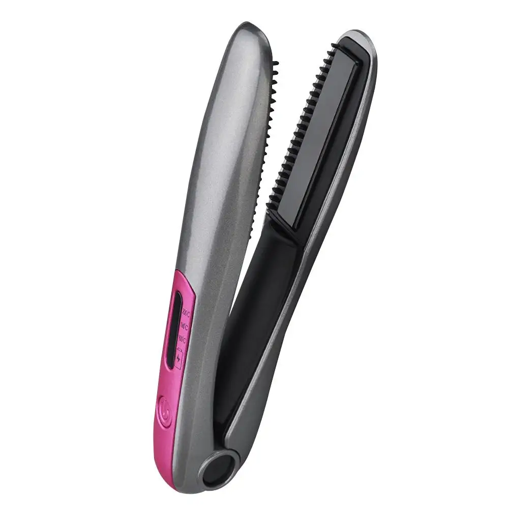 2 In 1 Portable USB Charging Professional Hair Straightener And Curler LED Display Cordless Ceramic Heating Plate Hair Curler
2 In 1 Portable USB Charging Professional Hair Straightener And Curler LED Display Cordless Ceramic Heating Plate Hair Curler