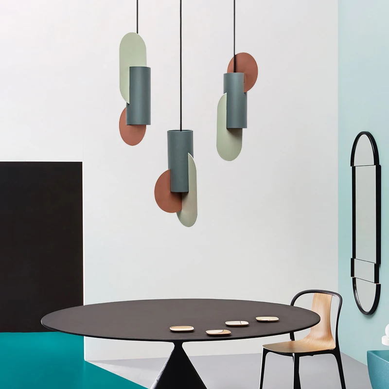 Nordic Modern pendant light color matching single head hanging lamp green cylindrical LED bedroom Home decor lighting Fixtures
Nordic Modern pendant light color matching single head hanging lamp green cylindrical LED bedroom Home decor lighting Fixtures