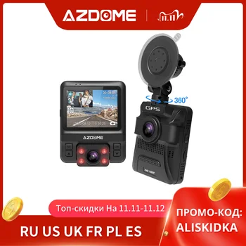 AZDOME Mini GS65H Car DVR 1080P Dual Lens Sony IMX323 Dash Camera Night Vision DVR Built-in GPS Novatek Mini Multi Recorder
AZDOME Mini GS65H Car DVR 1080P Dual Lens Sony IMX323 Dash Camera Night Vision DVR Built-in GPS Novatek Mini Multi Recorder
