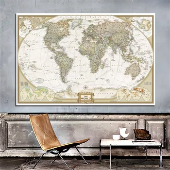 Large Physical Map of The World Politics In The Past 2007 Non-woven Vintage Poster World Map for Education School Office Decor
Large Physical Map of The World Politics In The Past 2007 Non-woven Vintage Poster World Map for Education School Office Decor