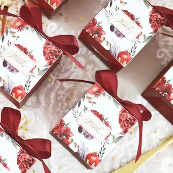 50pcs Red Rose Paper Candy Boxes Gift Bag Wedding Gift Box Baby Shower Favors
50pcs Red Rose Paper Candy Boxes Gift Bag Wedding Gift Box Baby Shower Favors