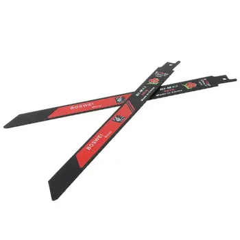 2Pcs/Set Black Reciprocating Sabre Saw Blades for Cutting Metal Professional S1122EF Accessories Kit 28TC
2Pcs/Set Black Reciprocating Sabre Saw Blades for Cutting Metal Professional S1122EF Accessories Kit 28TC
