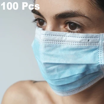 100Pcs Anti-Dust PM2.5Face Masks Non-Woven 3 Laye Protective Face Mask Disposable Filter Mask Earloops Masks Mascarilla
100Pcs Anti-Dust PM2.5Face Masks Non-Woven 3 Laye Protective Face Mask Disposable Filter Mask Earloops Masks Mascarilla
