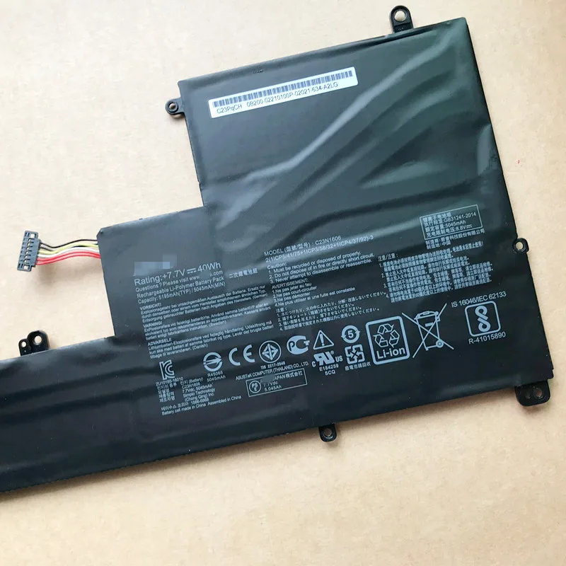New C23N1606 7.7V 40Wh laptop Battery for ASUS Zenbook 3 UX390UA-GS041T u7200 laptop
New C23N1606 7.7V 40Wh laptop Battery for ASUS Zenbook 3 UX390UA-GS041T u7200 laptop