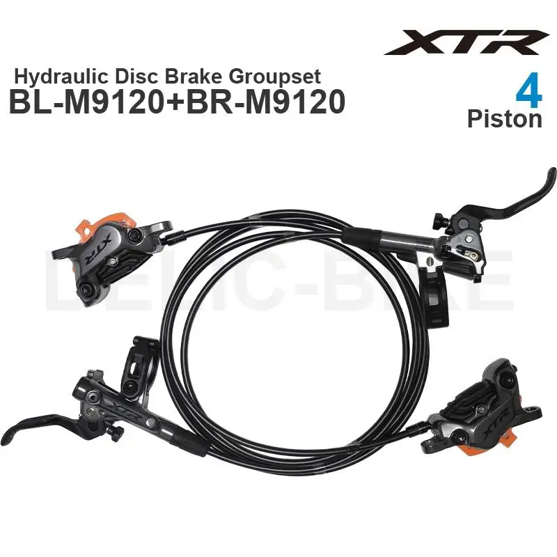 

SHIMANO XTR M9120 Hydraulic Disc Brake Groupset include BL-M9120 and BR-M9120 4Piston assembled 900mm 1600mm Original parts