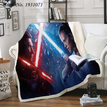 Popular Movie Star Wars 3D Printed Fleece Blanket for Beds Thick Quilt Fashion Bedspread Sherpa Throw Blanket Adults Kids 12
Popular Movie Star Wars 3D Printed Fleece Blanket for Beds Thick Quilt Fashion Bedspread Sherpa Throw Blanket Adults Kids 12