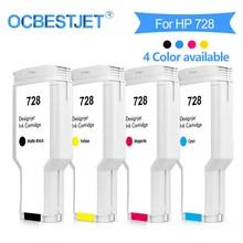 OCBESTJET For HP 728 Compatible Ink Cartridge For HP Designjet T730 T830 Printer (4 color 130ML and 300ML available)
OCBESTJET For HP 728 Compatible Ink Cartridge For HP Designjet T730 T830 Printer (4 color 130ML and 300ML available)