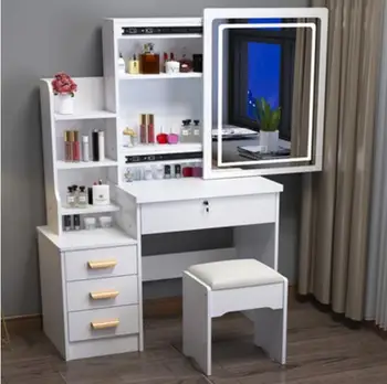Dressing table bedroom modern minimalist net red dressing table multifunctional household storage cabinet one makeup table
Dressing table bedroom modern minimalist net red dressing table multifunctional household storage cabinet one makeup table