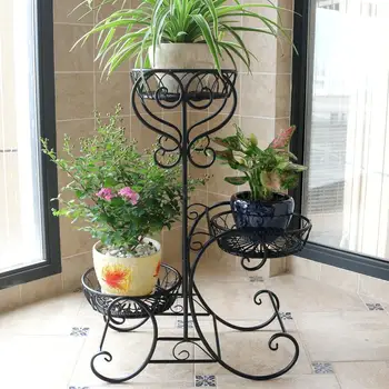 Iron flower shelf balcony flower pot shelf multi-layer indoor living room rack pot rack European three-layer plant stand
Iron flower shelf balcony flower pot shelf multi-layer indoor living room rack pot rack European three-layer plant stand