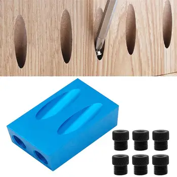 Portable Inclined Hole Locator Power Tools Wood Work Tool Aluminum Durable Pockethole Jig Kit Cross Screw Driver Blue
Portable Inclined Hole Locator Power Tools Wood Work Tool Aluminum Durable Pockethole Jig Kit Cross Screw Driver Blue