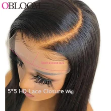 Invisible 5x5 HD Lace Closure Wig Pre plucked Transparent 13x4 HD Lace Front Human Hair Wigs Bleached Knots Wigs For Women Remy
Invisible 5x5 HD Lace Closure Wig Pre plucked Transparent 13x4 HD Lace Front Human Hair Wigs Bleached Knots Wigs For Women Remy