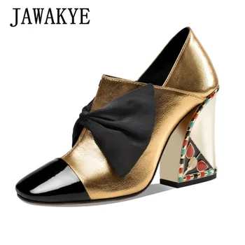 Big Bowties Design Women Sandals square toe colorful crystal High Heels Shoes gold silver shiny leather butterfly knot pumps
Big Bowties Design Women Sandals square toe colorful crystal High Heels Shoes gold silver shiny leather butterfly knot pumps