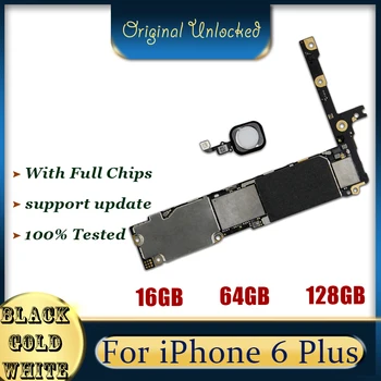 Original for iPhone 6 Plus motherboard 16GB 64GB 128GB with fingerprint with Touch ID unlocked logic Main Board iOS System
Original for iPhone 6 Plus motherboard 16GB 64GB 128GB with fingerprint with Touch ID unlocked logic Main Board iOS System