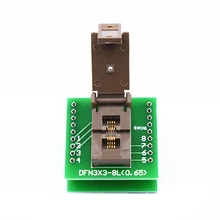 DFN8 WSON8 QFN8 Programming Socket Pin Pitch 0.65mm IC Body Size 3*3mm Clamshell Test Socket ZIF Adapter Kelivn Socket
DFN8 WSON8 QFN8 Programming Socket Pin Pitch 0.65mm IC Body Size 3*3mm Clamshell Test Socket ZIF Adapter Kelivn Socket