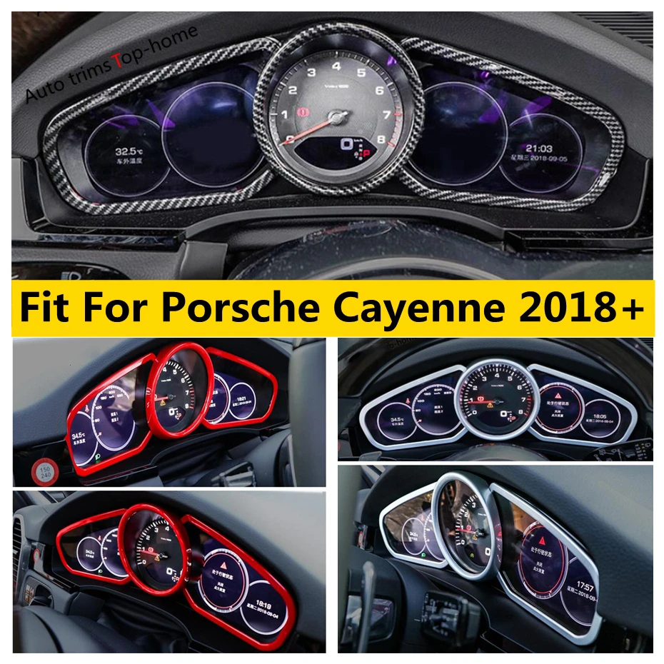 Тахометр для салона приборной панели, декоративное кольцо для дисплея Porsche Cayenne 2018-2023, аксессуары для интерьера
Тахометр для салона приборной панели, декоративное кольцо для дисплея Porsche Cayenne 2018-2023, аксессуары для интерьера