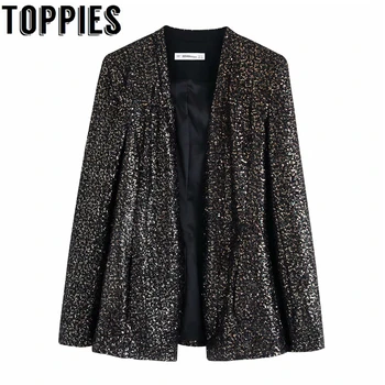 2019 Winter Sequined Suit Jacket Women Blazer High Street Ladies Office Cardigan Coat Leisure Jacket
2019 Winter Sequined Suit Jacket Women Blazer High Street Ladies Office Cardigan Coat Leisure Jacket