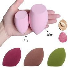 1 Pcs Water Drop Shape Cosmetische Puff Make-Up Spons Blending Gezicht Vloeibare Foundation Crème Make Up Cosmetische Poederdons(China)