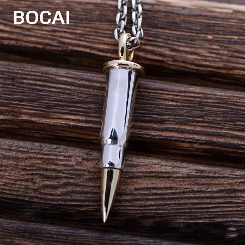 Новинка 2021 г. модные ювелирные изделия BOCAI из настоящего серебра S925 пробы