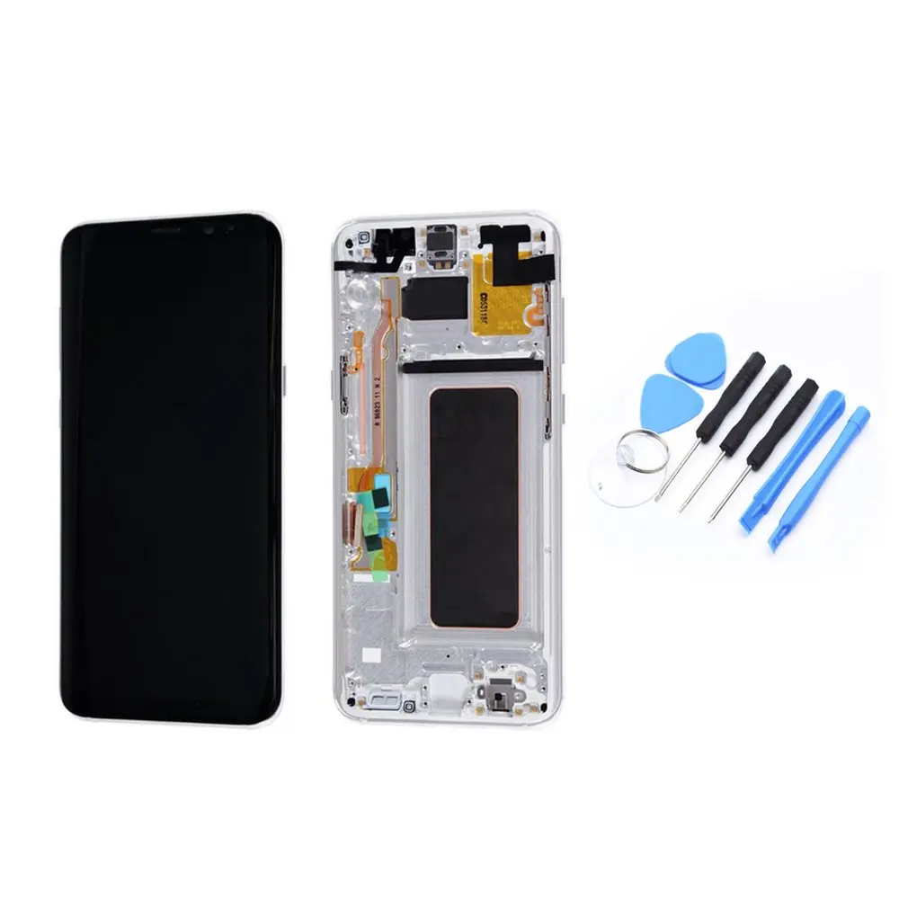 LCD Display Touch Screen Digitizer & Frame Replacement Parts Professional Universal Assembly for Samsung S8 S8 Plus Phones
LCD Display Touch Screen Digitizer & Frame Replacement Parts Professional Universal Assembly for Samsung S8 S8 Plus Phones