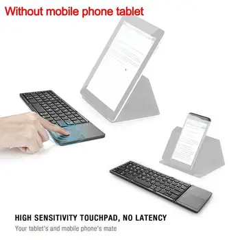 Mini Foldable Keyboard Bluetooth Wireless Keypad with Samsung Windows Tablet ipad Android For iOS Touchpad / Xiaomi / Phone X5X5
Mini Foldable Keyboard Bluetooth Wireless Keypad with Samsung Windows Tablet ipad Android For iOS Touchpad / Xiaomi / Phone X5X5