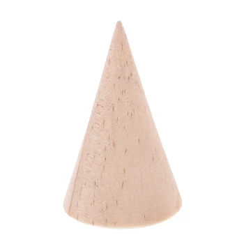 12pcs Geometric Cone Shape Wood Ring Jewelry Display Stand 3/5cm Showcase
12pcs Geometric Cone Shape Wood Ring Jewelry Display Stand 3/5cm Showcase