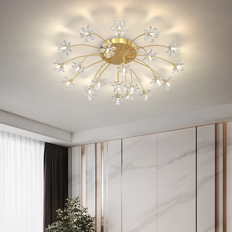 ODYSEN Crystal Round Ceiling Lamp for Living Dining Room Flower Decoration Bedroom Indoor Lighting Fixture Home Girl Gold
ODYSEN Crystal Round Ceiling Lamp for Living Dining Room Flower Decoration Bedroom Indoor Lighting Fixture Home Girl Gold