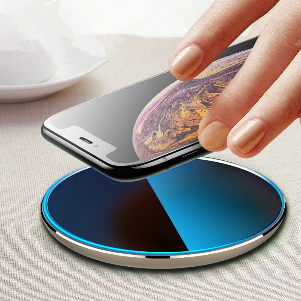 2020 New Fashion Fast Wireless Charger Pad 10W Smart Power Off For Samsung HUAWEI IPhone Round Acrylic Aluminum Alloy
2020 New Fashion Fast Wireless Charger Pad 10W Smart Power Off For Samsung HUAWEI IPhone Round Acrylic Aluminum Alloy