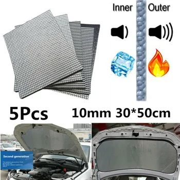 5Pcs 10mm Car Firewall Door Hood Floors Trunk Sound Insulation Heat Barrier Mat Covered With Alumium Shield
5Pcs 10mm Car Firewall Door Hood Floors Trunk Sound Insulation Heat Barrier Mat Covered With Alumium Shield