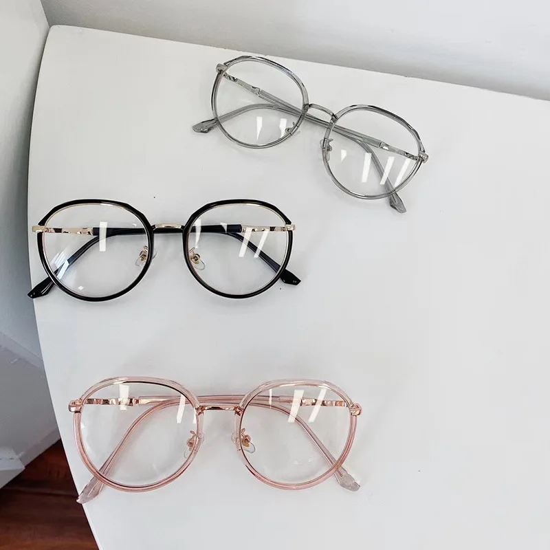 New Anti-Blu-ray Glasses Creative Irregular TR Optical Glasses Frame Unisex Round Plain Reading Glasses Eyewear Accessories
New Anti-Blu-ray Glasses Creative Irregular TR Optical Glasses Frame Unisex Round Plain Reading Glasses Eyewear Accessories