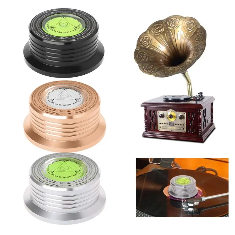 Universal 50Hz LP Vinyl Record Audio Disc Turntable Stabilizer Aluminum Weight Clamp with Test Speed Bubble
Universal 50Hz LP Vinyl Record Audio Disc Turntable Stabilizer Aluminum Weight Clamp with Test Speed Bubble