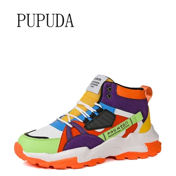 PUPUDA New Men Boots High Top Casual Platform Shoes Men Winter Sport Sneakers Shoes Fashion Men Sneakers 2020 Boots Male
PUPUDA New Men Boots High Top Casual Platform Shoes Men Winter Sport Sneakers Shoes Fashion Men Sneakers 2020 Boots Male
