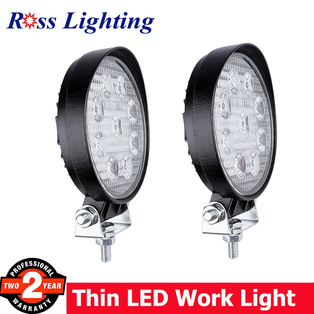 2pcs Round 27W LED Work Light Bar Auto Work Light 12V Motorcycle Lamps LED Light Bar LED Car Foglight for Off Road Driving Lamp
2pcs Round 27W LED Work Light Bar Auto Work Light 12V Motorcycle Lamps LED Light Bar LED Car Foglight for Off Road Driving Lamp