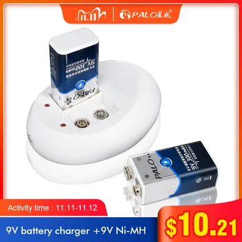 Quick charge 9V Battery Charger for 9v 6f22 Li-ion Ni-MH Ni-CD battery+2pcs 9v Ni-MH Rechargeable battery Low self-discharge
Quick charge 9V Battery Charger for 9v 6f22 Li-ion Ni-MH Ni-CD battery+2pcs 9v Ni-MH Rechargeable battery Low self-discharge