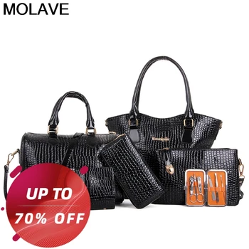 Molave PU Leather Women Six Set Fashion Handbag Shoulder Bags Six Pieces Tote Bag Cross Body Bag Pure Messenger Bag bolsas mujer
Molave PU Leather Women Six Set Fashion Handbag Shoulder Bags Six Pieces Tote Bag Cross Body Bag Pure Messenger Bag bolsas mujer